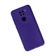 Xiaomi Redmi Note 9 Kılıf Nano içi Kadife Silikon - Mor