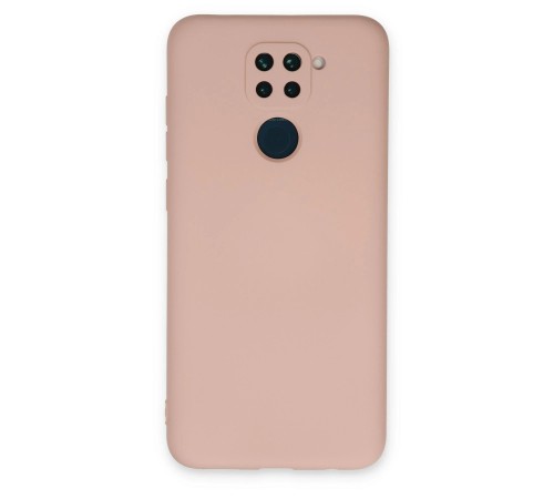 Xiaomi Redmi Note 9 Kılıf Nano içi Kadife Silikon - Pudra Xiaomi Redmi Note 9 Kılıf Nano içi Kadife Silikon - Pudra