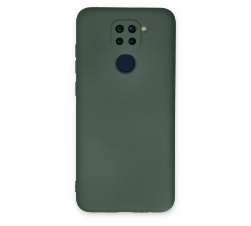 Xiaomi Redmi Note 9 Kılıf Nano içi Kadife Silikon - Koyu Yeşil Xiaomi Redmi Note 9 Kılıf Nano içi Kadife Silikon - Koyu Yeşil