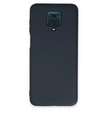 Xiaomi Redmi Note 9 Pro Kılıf Nano içi Kadife Silikon - Lacivert