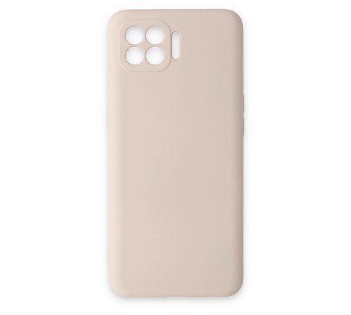 Oppo Reno 4 Lite Kılıf Nano içi Kadife Silikon - Pudra Oppo Reno 4 Lite Kılıf Nano içi Kadife Silikon - Pudra