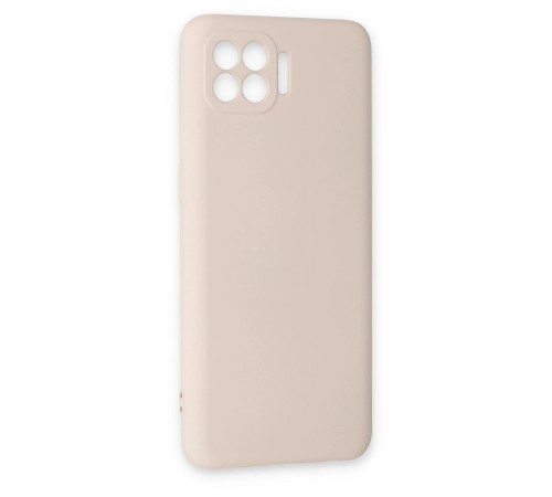 Oppo Reno 4 Lite Kılıf Nano içi Kadife Silikon - Pudra Oppo Reno 4 Lite Kılıf Nano içi Kadife Silikon - Pudra