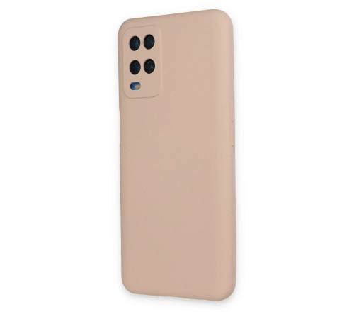 Oppo A54 4G Kılıf Nano içi Kadife Silikon - Pudra Oppo A54 4G Kılıf Nano içi Kadife Silikon - Pudra