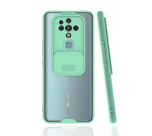 Tecno Camon 16 Kılıf Platin Kamera Koruma Silikon - Açık Yeşil Tecno Camon 16 Kılıf Platin Kamera Koruma Silikon - Açık Yeşil