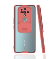Tecno Camon 16 Kılıf Platin Kamera Koruma Silikon - Pembe