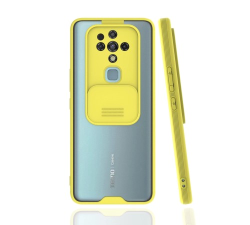 Tecno Camon 16 Kılıf Platin Kamera Koruma Silikon - Sarı Tecno Camon 16 Kılıf Platin Kamera Koruma Silikon - Sarı