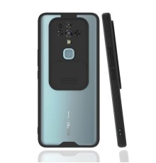 Tecno Camon 16 Kılıf Platin Kamera Koruma Silikon - Siyah