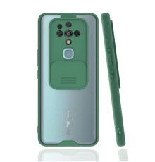 Tecno Camon 16 Kılıf Platin Kamera Koruma Silikon - Yeşil