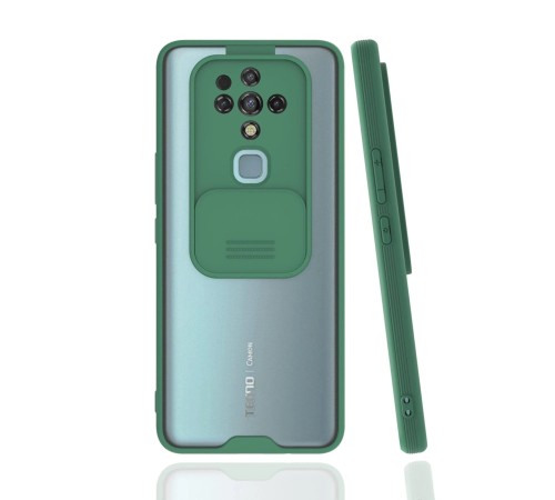 Tecno Camon 16 Kılıf Platin Kamera Koruma Silikon - Yeşil Tecno Camon 16 Kılıf Platin Kamera Koruma Silikon - Yeşil