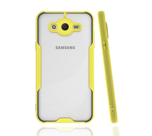 Samsung Galaxy J7 Kılıf Platin Silikon - Sarı Samsung Galaxy J7 Kılıf Platin Silikon - Sarı