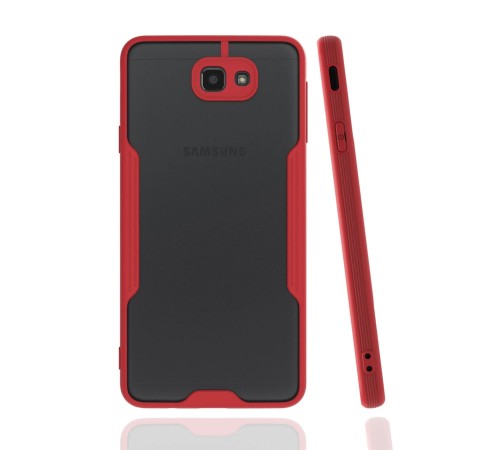 Samsung Galaxy J7 Prime Kılıf Platin Silikon - Kırmızı Samsung Galaxy J7 Prime Kılıf Platin Silikon - Kırmızı