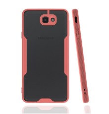 Samsung Galaxy J7 Prime Kılıf Platin Silikon - Pembe