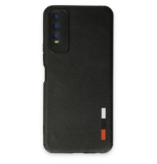 Vivo Y11S Kılıf Loop Deri Silikon - Siyah