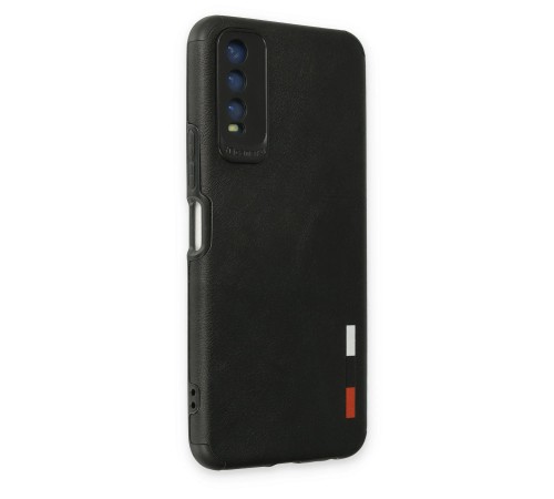 Vivo Y11S Kılıf Loop Deri Silikon - Siyah Vivo Y11S Kılıf Loop Deri Silikon - Siyah