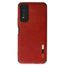 Vivo Y11S Kılıf Loop Deri Silikon - Kırmızı