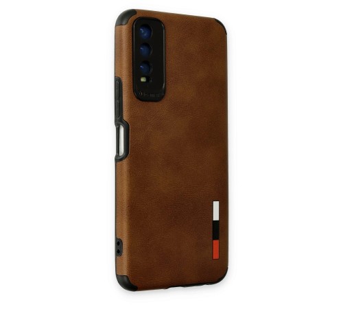 Vivo Y11S Kılıf Loop Deri Silikon - Kahverengi Vivo Y11S Kılıf Loop Deri Silikon - Kahverengi