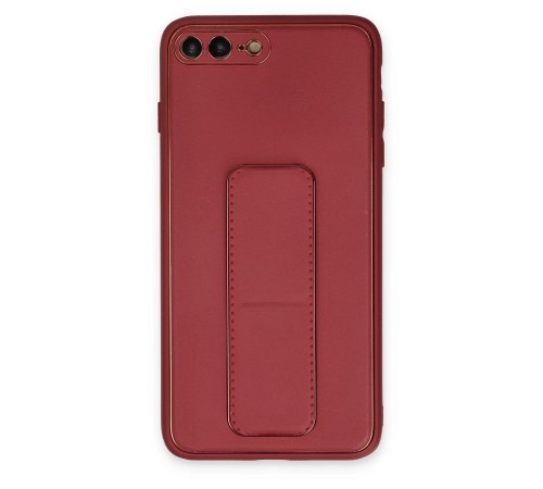 iPhone 7 Plus Kılıf Coco Deri Standlı Kapak - Fuşya iPhone 7 Plus Kılıf Coco Deri Standlı Kapak - Fuşya