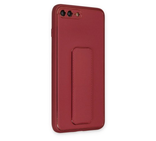 iPhone 7 Plus Kılıf Coco Deri Standlı Kapak - Fuşya iPhone 7 Plus Kılıf Coco Deri Standlı Kapak - Fuşya