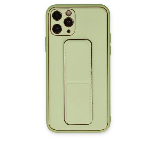 iPhone 11 Pro Kılıf Coco Deri Standlı Kapak - Su Yeşili iPhone 11 Pro Kılıf Coco Deri Standlı Kapak - Su Yeşili