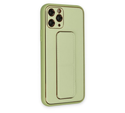 iPhone 11 Pro Kılıf Coco Deri Standlı Kapak - Su Yeşili iPhone 11 Pro Kılıf Coco Deri Standlı Kapak - Su Yeşili