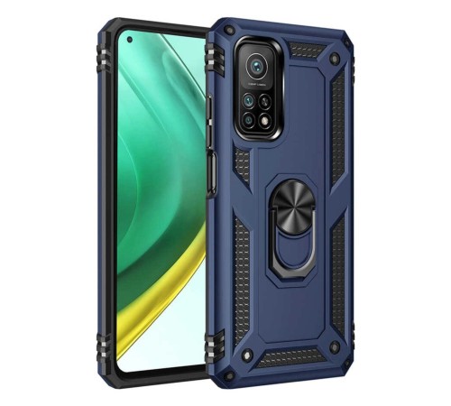 Xiaomi Mi 10T Pro Kılıf Sofya Yüzüklü Silikon Kapak - Lacivert Xiaomi Mi 10T Pro Kılıf Sofya Yüzüklü Silikon Kapak - Lacivert