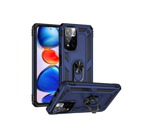 Xiaomi Redmi Note 11 Pro Plus 5G Kılıf Sofya Yüzüklü Silikon Kapak - Lacivert Xiaomi Redmi Note 11 Pro Plus 5G Kılıf Sofya Yüzüklü Silikon Kapak - Lacivert