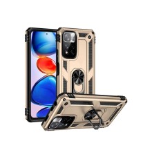 Xiaomi Redmi Note 11 Pro Plus 5G Kılıf Sofya Yüzüklü Silikon Kapak - Gold