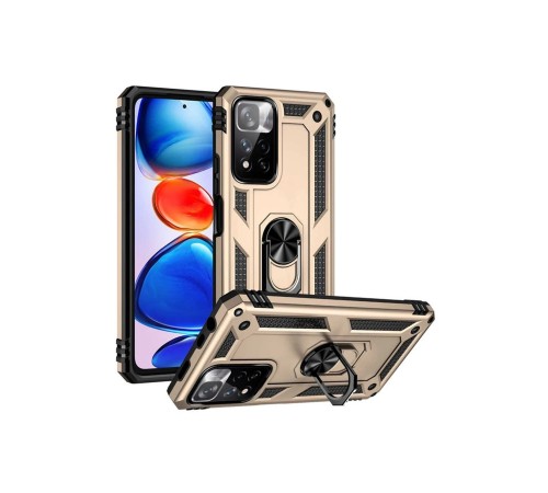Xiaomi Redmi Note 11 Pro Plus 5G Kılıf Sofya Yüzüklü Silikon Kapak - Gold Xiaomi Redmi Note 11 Pro Plus 5G Kılıf Sofya Yüzüklü Silikon Kapak - Gold