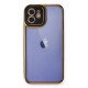iPhone 12 Kılıf Liva Lens Silikon - Siyah