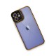 iPhone 12 Kılıf Liva Lens Silikon - Siyah