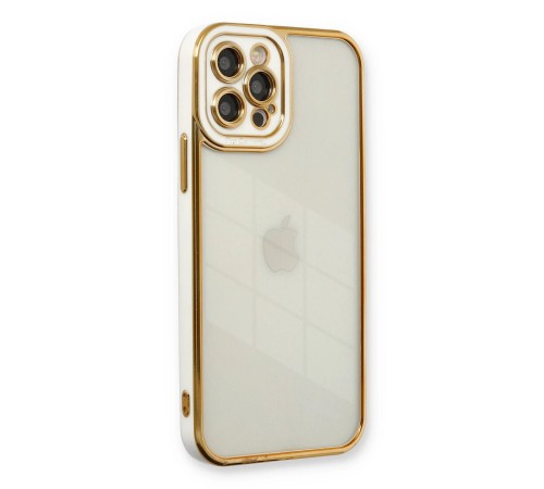 iPhone 12 Pro Kılıf Liva Lens Silikon - Beyaz iPhone 12 Pro Kılıf Liva Lens Silikon - Beyaz