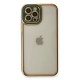 iPhone 12 Pro Kılıf Liva Lens Silikon - Yeşil