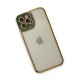 iPhone 12 Pro Kılıf Liva Lens Silikon - Yeşil