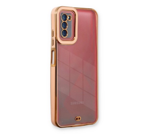 Samsung Galaxy A03S Kılıf Liva Lens Silikon - Rose Samsung Galaxy A03S Kılıf Liva Lens Silikon - Rose