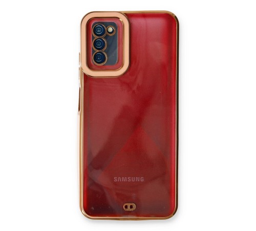 Samsung Galaxy A03S Kılıf Liva Lens Silikon - Rose Samsung Galaxy A03S Kılıf Liva Lens Silikon - Rose