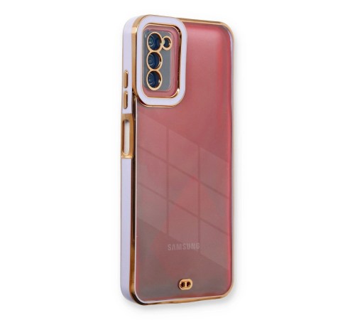 Samsung Galaxy A03S Kılıf Liva Lens Silikon - Lila Samsung Galaxy A03S Kılıf Liva Lens Silikon - Lila