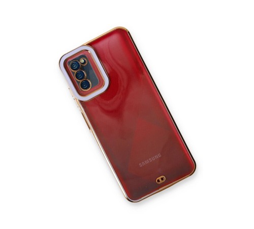 Samsung Galaxy A03S Kılıf Liva Lens Silikon - Lila Samsung Galaxy A03S Kılıf Liva Lens Silikon - Lila