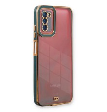 Samsung Galaxy A03S Kılıf Liva Lens Silikon - Yeşil