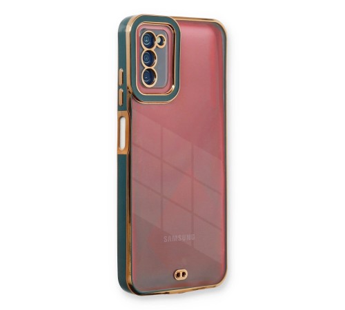Samsung Galaxy A03S Kılıf Liva Lens Silikon - Yeşil Samsung Galaxy A03S Kılıf Liva Lens Silikon - Yeşil