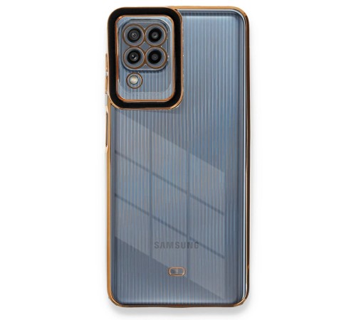 Samsung Galaxy A22 Kılıf Liva Lens Silikon - Siyah Samsung Galaxy A22 Kılıf Liva Lens Silikon - Siyah