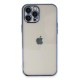 iPhone 12 Pro Kılıf Razer Lensli Silikon - Açık Mavi
