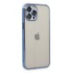 iPhone 12 Pro Max Kılıf Razer Lensli Silikon - Açık Mavi