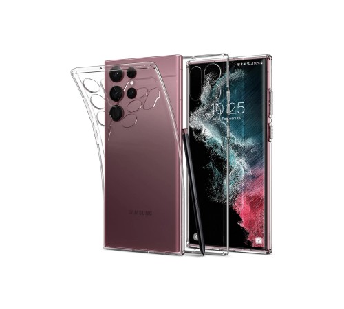 Samsung Galaxy S22 Ultra Kılıf Lüx Şeffaf Silikon