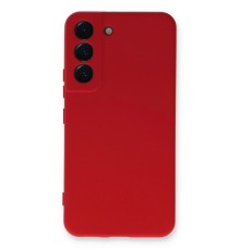 Samsung Galaxy S22 Plus Kılıf Nano içi Kadife Silikon - Kırmızı