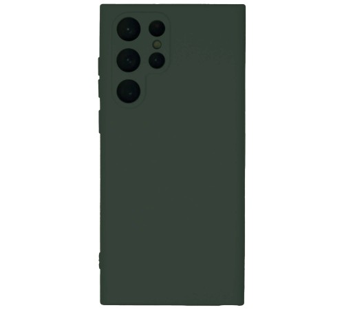 Samsung Galaxy S22 Ultra Kılıf Nano içi Kadife Silikon - Koyu Yeşil Samsung Galaxy S22 Ultra Kılıf Nano içi Kadife Silikon - Koyu Yeşil