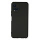 Vivo Y21S Kılıf Nano içi Kadife Silikon - Siyah