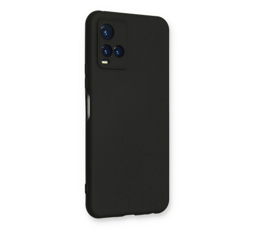 Vivo Y21S Kılıf Nano içi Kadife Silikon - Siyah Vivo Y21S Kılıf Nano içi Kadife Silikon - Siyah