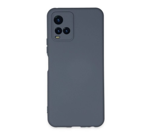 Vivo Y21S Kılıf Nano içi Kadife Silikon - Gri Vivo Y21S Kılıf Nano içi Kadife Silikon - Gri