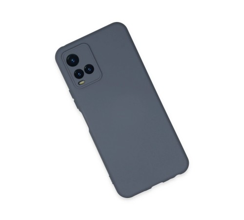 Vivo Y21S Kılıf Nano içi Kadife Silikon - Gri Vivo Y21S Kılıf Nano içi Kadife Silikon - Gri