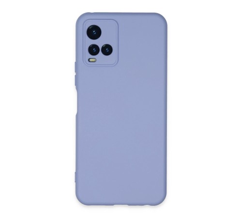 Vivo Y21S Kılıf Nano içi Kadife Silikon - Lila Vivo Y21S Kılıf Nano içi Kadife Silikon - Lila